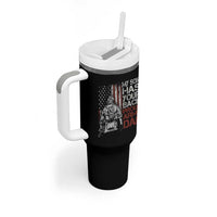 My Son Has Your Back Proud Army Dad Tumbler With Handle Military Father