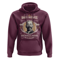 Bass Reeves First Black US Marshal And Real Lone Ranger Hoodie African American Cowboy