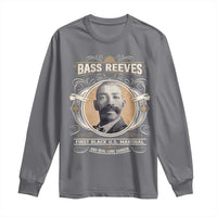 Bass Reeves First Black US Marshal And Real Lone Ranger Long Sleeve Shirt African American Cowboy