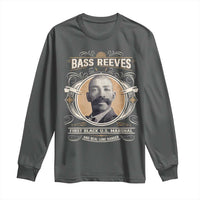 Bass Reeves First Black US Marshal And Real Lone Ranger Long Sleeve Shirt African American Cowboy