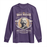 Bass Reeves First Black US Marshal And Real Lone Ranger Long Sleeve Shirt African American Cowboy