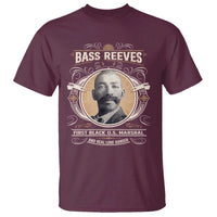 Bass Reeves First Black US Marshal And Real Lone Ranger T Shirt African American Cowboy