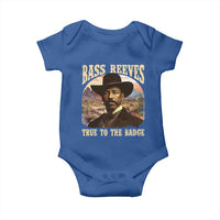 Bass Reeves True To The Badge Baby Onesie African American Cowboy Marshal Black History Month