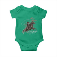 Bass Reeves Baby Onesie African American Cowboy Marshal Black History Month TS11