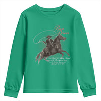 Bass Reeves Youth Sweatshirt African American Cowboy Marshal Black History Month TS11