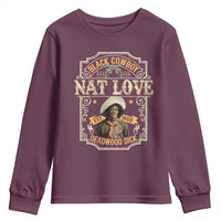 Black Cowboy Nat Love Youth Sweatshirt Deadwood Dick African American Cowboy