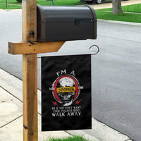 Funny I Am A Boomer Garden Flag So If You Dont Want Your Feeling Hurt Walk Away Vintage Skull - Wonder Print Shop