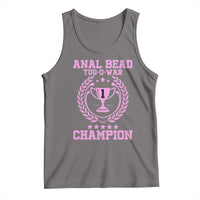Funny #1 Anal Bead Tug O War Champion Tank Top Pink Adult Humor Cringe