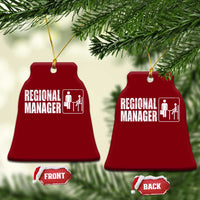 Regional Manager Ceramic Ornament Funny Dad Baby Matching
