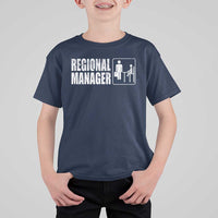 Regional Manager T Shirt For Kid Funny Dad Baby Matching