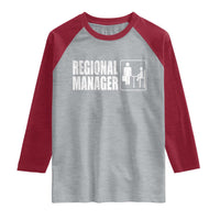 Regional Manager Raglan Shirt Funny Dad Baby Matching