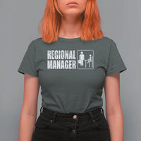 Regional Manager T Shirt For Women Funny Dad Baby Matching