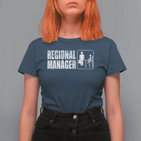 Regional Manager T Shirt For Women Funny Dad Baby Matching