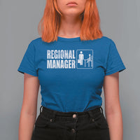 Regional Manager T Shirt For Women Funny Dad Baby Matching
