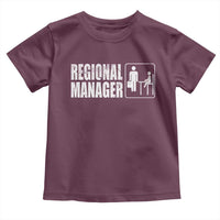 Regional Manager Toddler T Shirt Funny Dad Baby Matching
