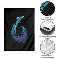 Tribal Makau Hawaiian Fish Hook Pacific Islander Hawaiian Garden Flag