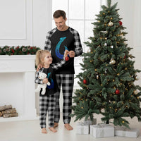 Tribal Makau Hawaiian Fish Hook Pacific Islander Hawaiian Plaid Pajama Set