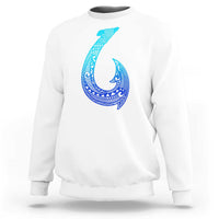 Tribal Makau Hawaiian Fish Hook Pacific Islander Hawaiian Sweatshirt