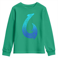 Tribal Makau Hawaiian Fish Hook Pacific Islander Hawaiian Youth Sweatshirt