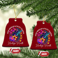 AAPI Asian American and Pacific Islander Heritage Month Ceramic Ornament Floral Sea Turtle