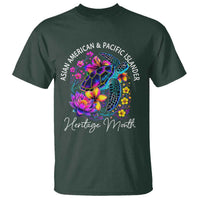 AAPI Asian American and Pacific Islander Heritage Month T Shirt Floral Sea Turtle