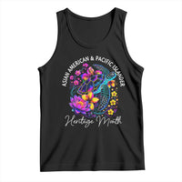 AAPI Asian American and Pacific Islander Heritage Month Tank Top Floral Sea Turtle
