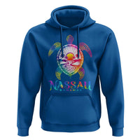 Nassau Bahamas Beach Vacation Hoodie Tie Dye Sea Turtle