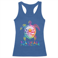 Nassau Bahamas Beach Vacation Racerback Tank Top Tie Dye Sea Turtle