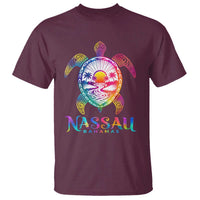 Nassau Bahamas Beach Vacation T Shirt Tie Dye Sea Turtle
