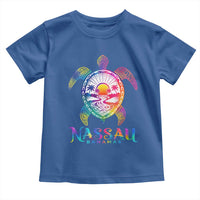 Nassau Bahamas Beach Vacation Toddler T Shirt Tie Dye Sea Turtle