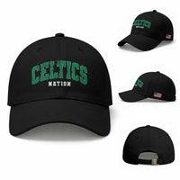 Celtic Nation Baseball Cap Sports Varsity Aesthetic Letters Cap