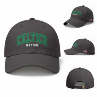 Celtic Nation Baseball Cap Sports Varsity Aesthetic Letters Cap
