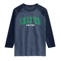 Celtic Nation Raglan Shirt Sports Varsity Aesthetic Letters Cap