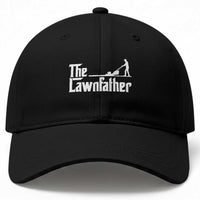 The Lawnfather Baseball Cap Lawn Mowing Dad Gardening Fathers Day