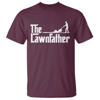 The Lawnfather T Shirt Lawn Mowing Dad Gardening Fathers Day
