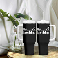 The Lawnfather Tumbler With Handle Lawn Mowing Dad Gardening Fathers Day