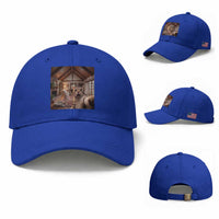 Cat Selfie with Woman Funny Cat Mom Baseball Cap