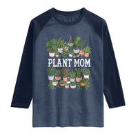 Plant Mom Raglan Shirt Funny Plant Lady Mama Floral Garden