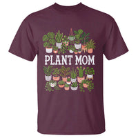 Plant Mom T Shirt Funny Plant Lady Mama Floral Garden