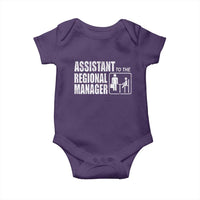 Assistant To The Regional Manager Baby Onesie Funny Dad Baby Matching