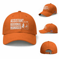 Assistant To The Regional Manager Baseball Cap Funny Dad Baby Matching