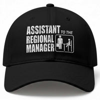 Assistant To The Regional Manager Baseball Cap Funny Dad Baby Matching