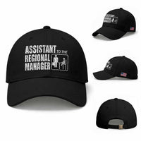 Assistant To The Regional Manager Baseball Cap Funny Dad Baby Matching