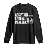 Assistant To The Regional Manager Long Sleeve Shirt Funny Dad Baby Matching