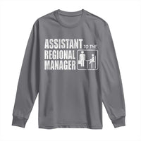 Assistant To The Regional Manager Long Sleeve Shirt Funny Dad Baby Matching