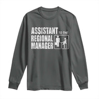 Assistant To The Regional Manager Long Sleeve Shirt Funny Dad Baby Matching