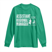 Assistant To The Regional Manager Long Sleeve Shirt Funny Dad Baby Matching