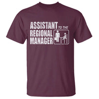 Assistant To The Regional Manager T Shirt Funny Dad Baby Matching