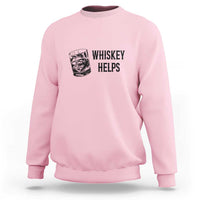Whisky Lover Sweatshirt Whiskey Helps Drinks - Wonder Print Shop