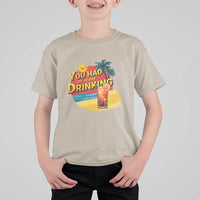 You Had Me At Day Drinking T Shirt For Kid Retro Comic Beach Cocktails Drinkers - Wonder Print Shop